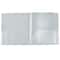 JAM Paper Clear Heavy Duty Plastic 10-Pocket Folder, 3ct.